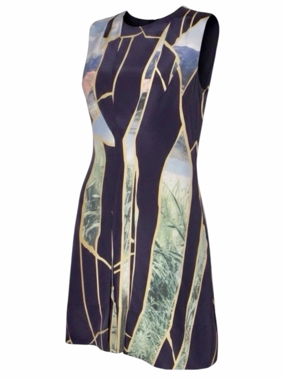 3.1 Phillip Lim Breakthrough Moments Silk Shift Dress Abstract Print Size 2